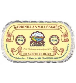 Millésimées sardinillas en aceite de oliva 10/14 piezas RR125 g Paco Lafuente