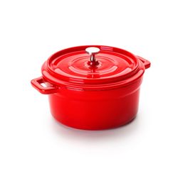 Mini Cocotte Redonda Roja 13x8 Cm Ibili