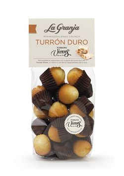 Mini magdalena crunch turrón duro Vicens La Granja