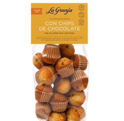 Mini magdalena sin gluten choco chips La Granja