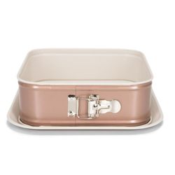 Molde cerámico cuadrado 24cm desmontable patisse