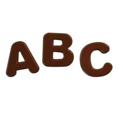Moule à chocolat Silikomart alphabet chocolat
