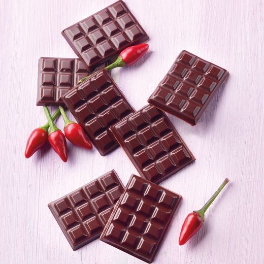 Molde de chocolate em tablet Silikomart
