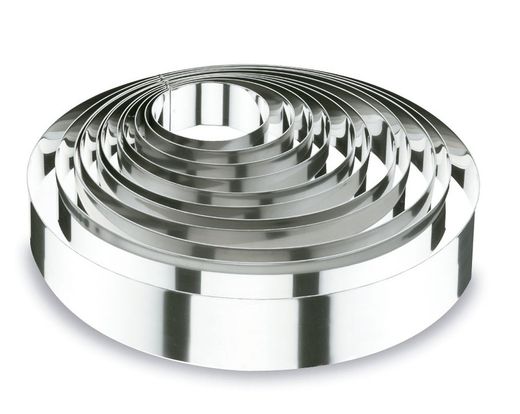 Molde de Cozinha Anel Redondo 6X4 Cm 18/10 Lacor