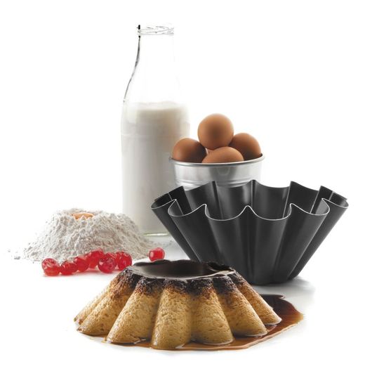 Molde Flanero Rizado Alum Antiadherente 18 Cm Lacor Reposteria Postres