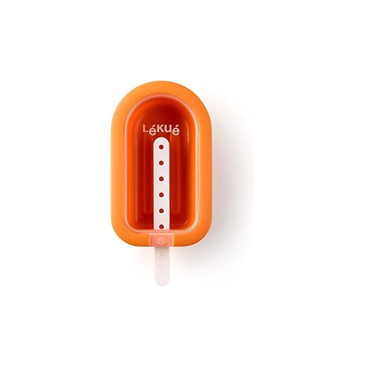 Molde Helados Lekue Polo Mini Apliable Naranja