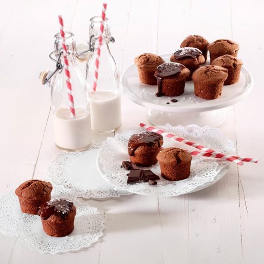 Mini moule à muffins silicone lékue 11 cav noir
