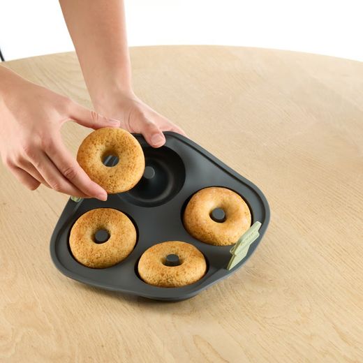 Molde para Doughnuts para Freidora de Aire 4 Cavidades Lékué