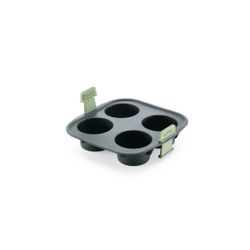 Molde para Muffins para Freidora de Aire 4 Cavidades Lékué