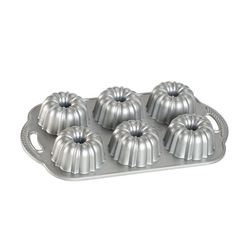 Molde para pastel anniversary bundtlette silver Nordic Ware