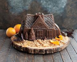 Molde para pastel casa ginger bundt Nordic Ware