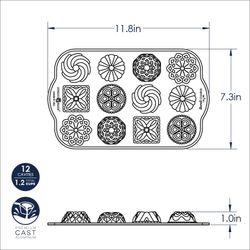 Molde para pastel charms bundt Nordic Ware
