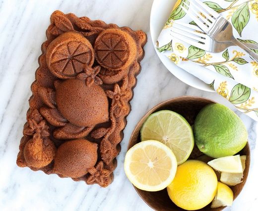 Molde para pastel citrus blossom loaf Nordic Ware