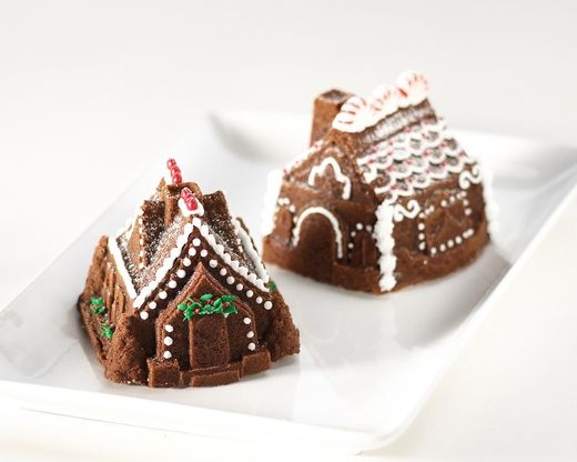 Molde para pastel dúo casitas de jengibre Nordic Ware