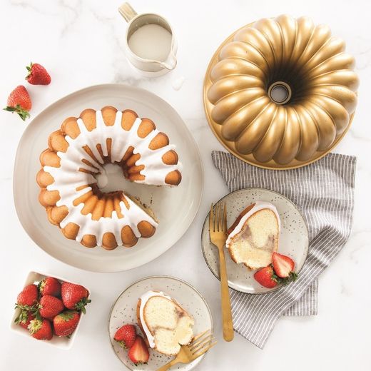 Molde para pastel elegant party bundt Nordic Ware