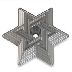 Molde para pastel estrella david bundt Nordic Ware