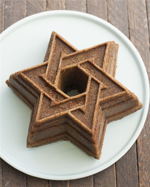 Molde para pastel estrella david bundt Nordic Ware