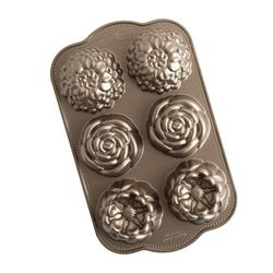 Molde para pastel floral cakelet Nordic Ware