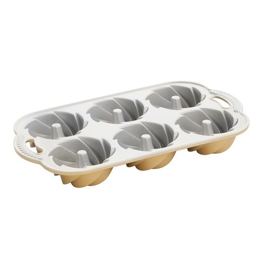 Molde para pastel heritage bundtlette gold Nordic Ware