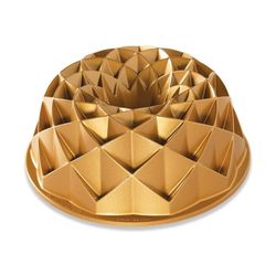 Molde para pastel jubilee bundt dorado Nordic Ware