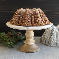 Molde para pastel muy feliz silver bundt Nordic Ware