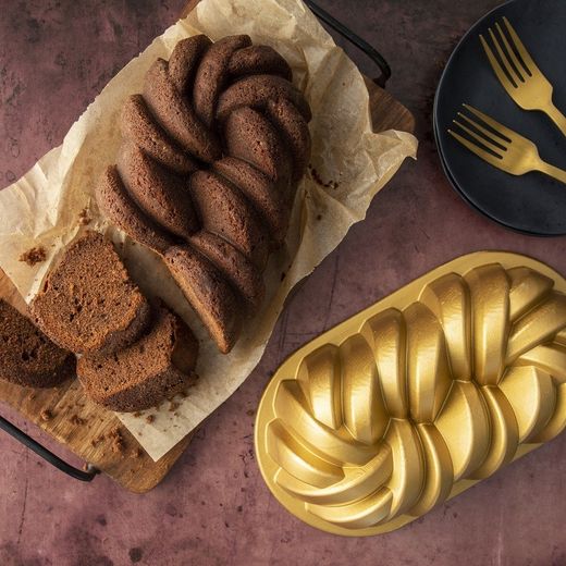 Molde para pastel pan trenzado 75 aniversario loaf Nordic Ware