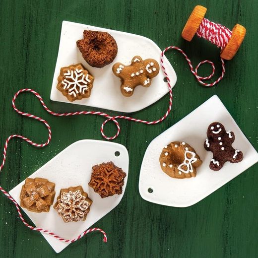 Molde para pastel pasteles de té navideños Nordic Ware