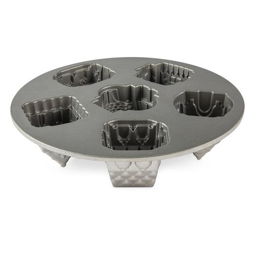 Molde para pastel pueblo navideño Nordic Ware