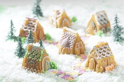 Molde para pastel pueblo navideño Nordic Ware