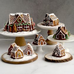 Molde para pastel pueblo navideño Nordic Ware