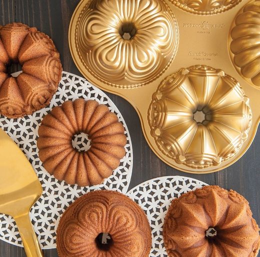 Molde para pastel quartet bundt Nordic Ware