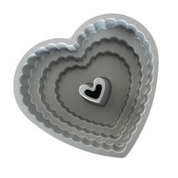 Molde para pastel tiered heart bundt Nordic Ware