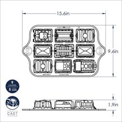 Molde para pastel train Nordic Ware