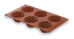 Molde Silicona Briochette 6 Cavidades Lacor Pastelería y Postres