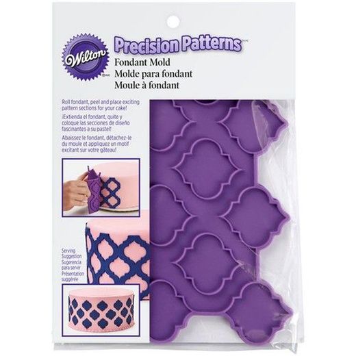 Molde de silicone para fondant de treliça Wilton