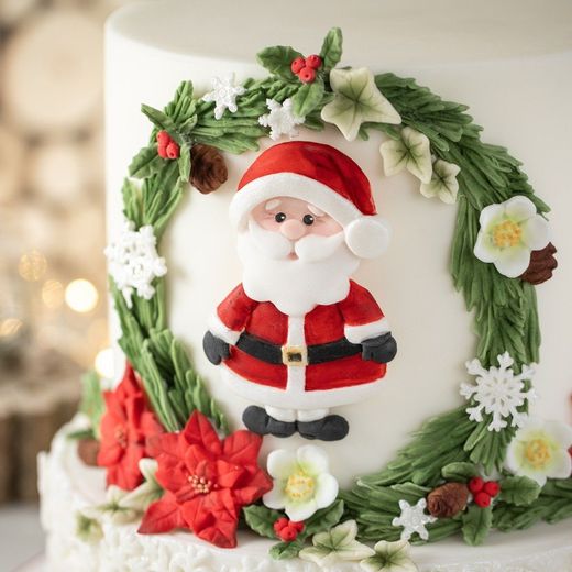 Molde de silicone fondant biscoito de natal karen davis