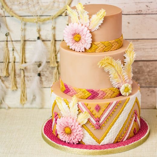 Silikonfondant form infödda fjädrar karen davis