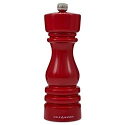 Molinillo de Sal London brillo rojo 18 cm Cole Mason Inglaterra