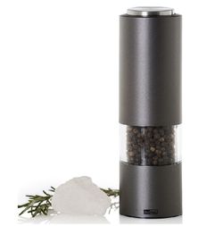 Molinillo eléctrico sal pimienta emill 3 gris oscuro Adhoc