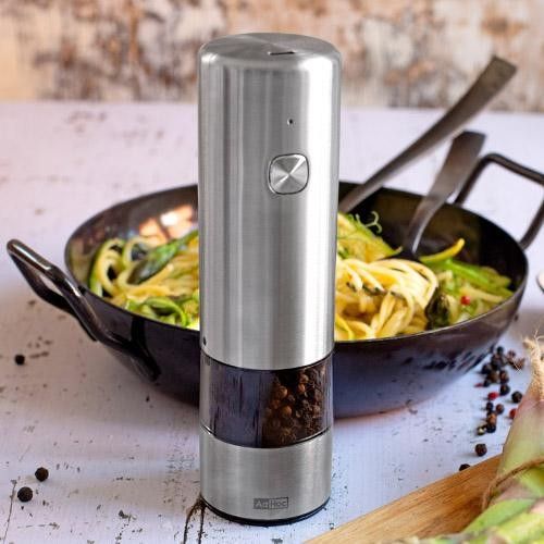 Molinillo eléctrico sal pimienta i mill mini inox Adhoc