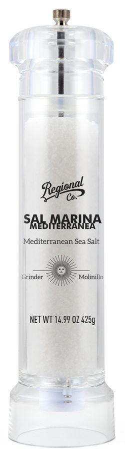 Molinillo Especias y Sal Premium Sal Marina Mediterránea 425 g Regional & Co