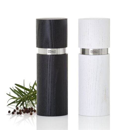 Molinillo madera fresno sal pimienta textura blanca Adhoc