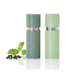 Molinillo madera fresno sal pimienta textura verde Adhoc