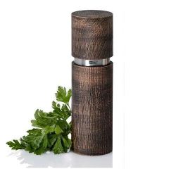 Molinillo madera oscuro sal pimienta textura 20 cm Adhoc