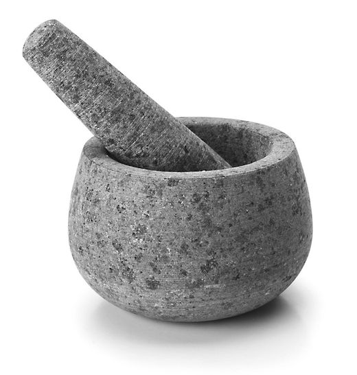 Almofariz Com Pilão De Granito 12X8 Cms Lacor