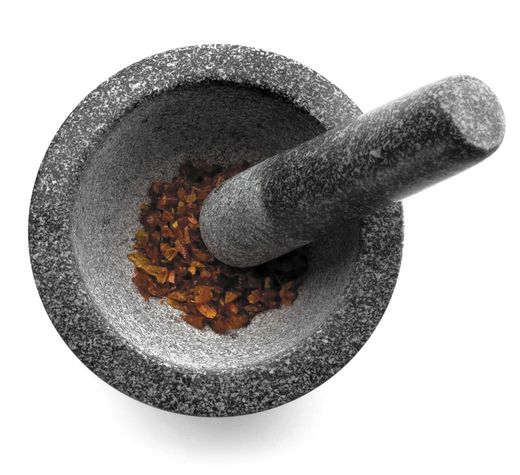 Almofariz de granito com pilão 16X12 Cms Lacor