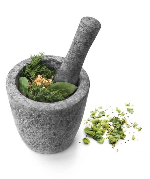 Almofariz de granito com pilão D 12X12 Cms Lacor
