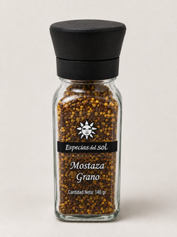 Mostaza grano  Especias del Sol 140 grs