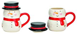 3D-mugg Jul Lock Snögubbe G Wurm