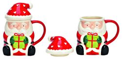3D-mugg Jul Lock Jultomten G Wurm